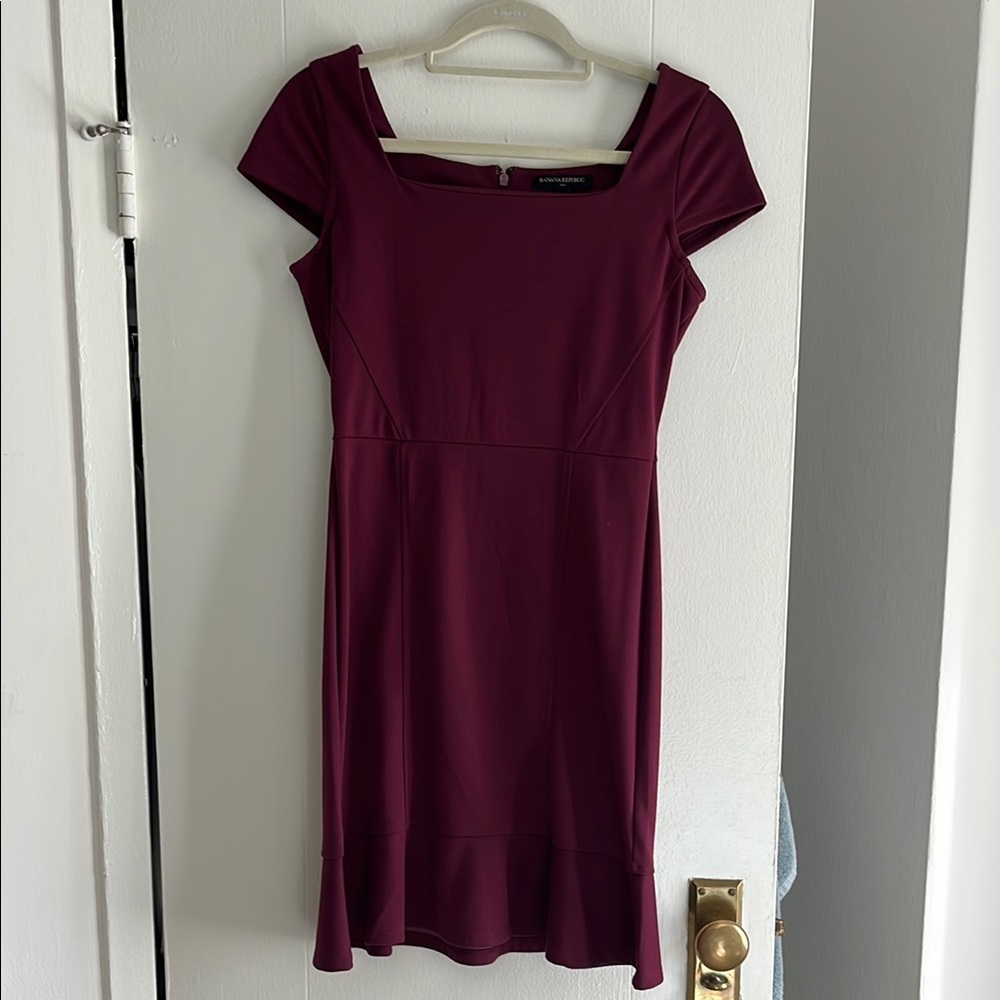 Banana Republic Burgundy Dress